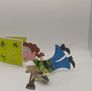 Silvestri Fanciful Flights Figurine with Green and Blue Highlights